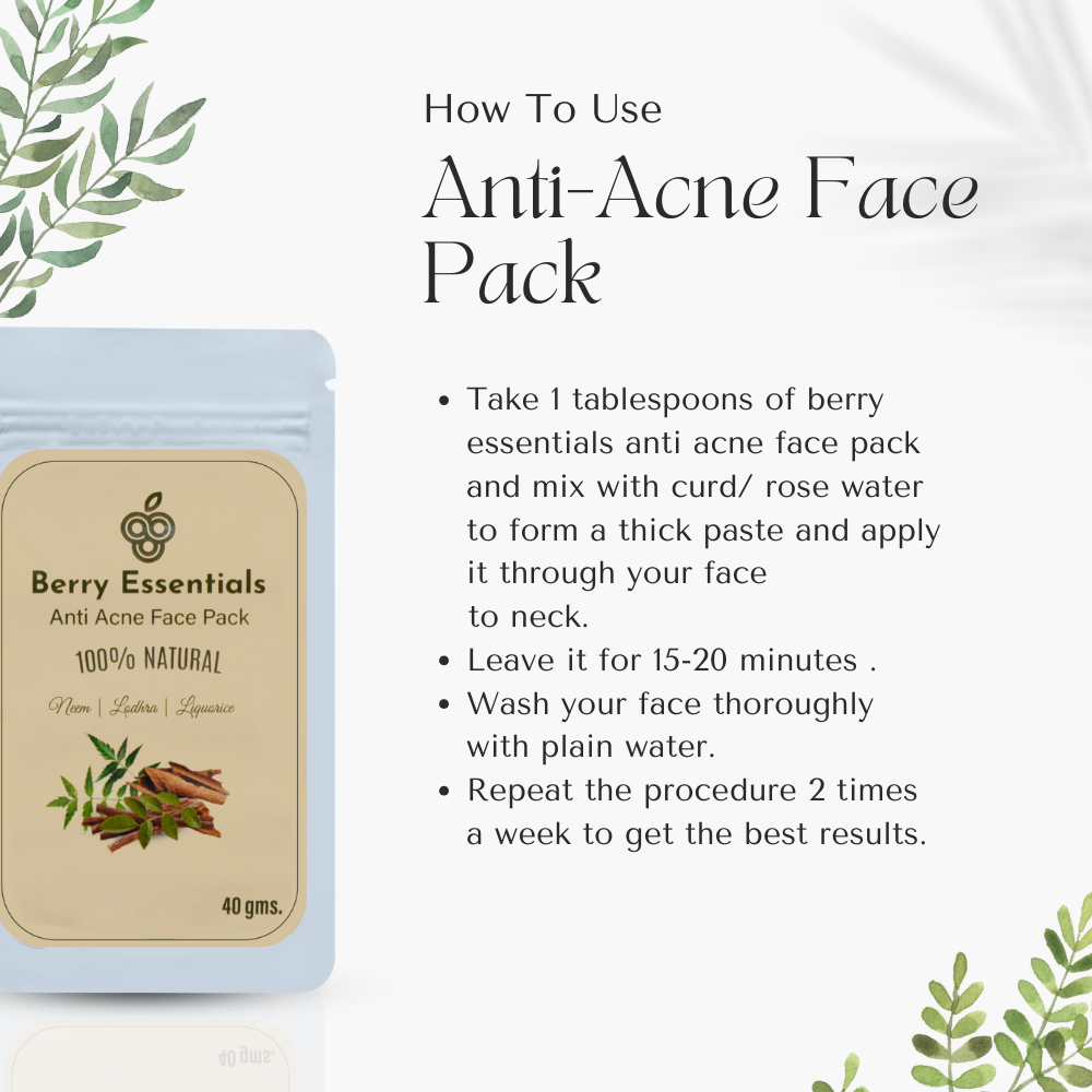 Anti Acne Face Pack