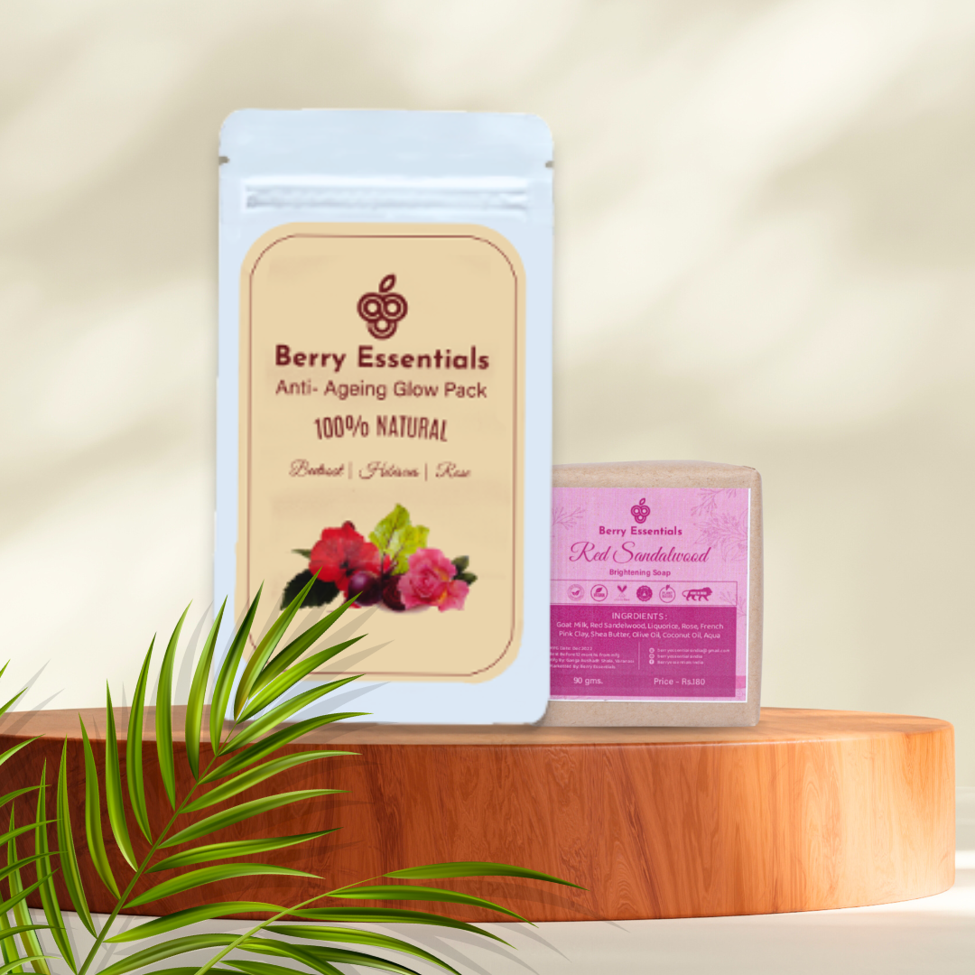 Combo Red Sandalwood & Anti Aging Glow Pack