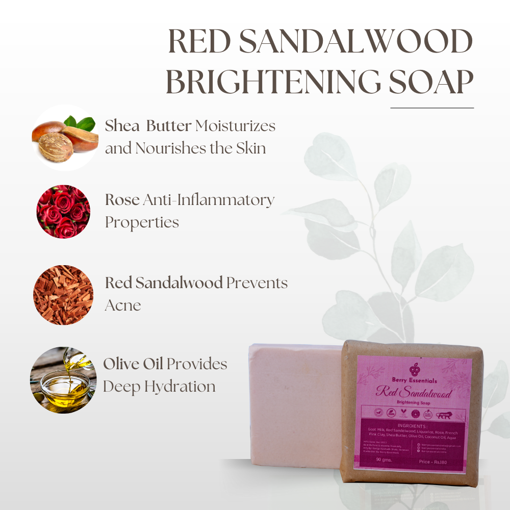 Red Sandalwood Brightening Soap